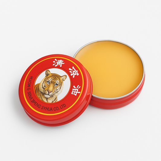 Baume du Tigre Naturel Calmae – Huile chauffante Soulage maux de tête, rhume, piqûres et tensions musculaires -  idéal massage